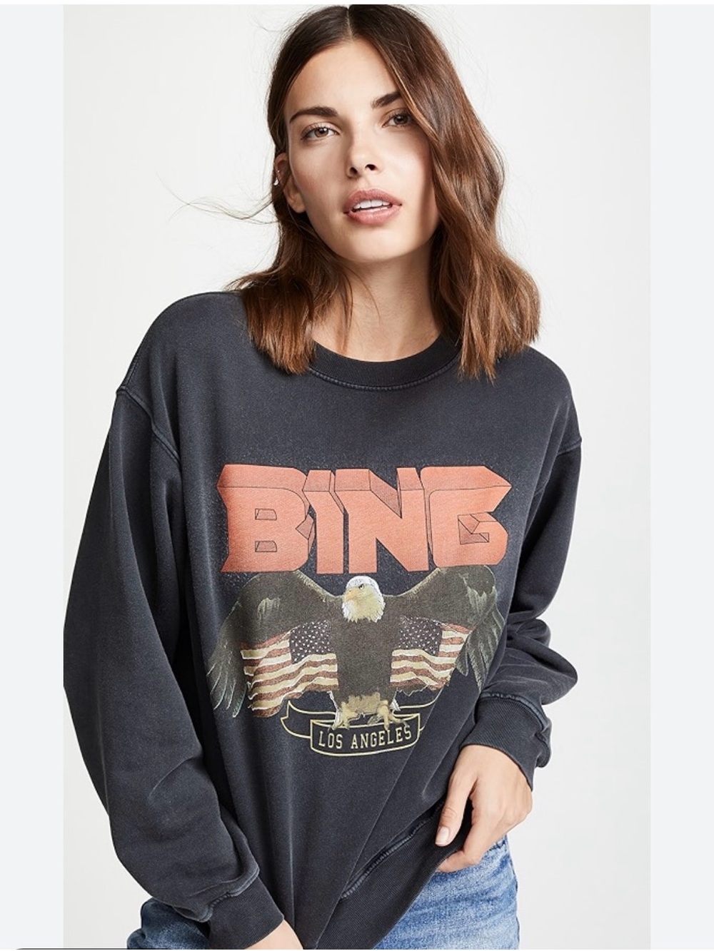 Anine Bing Black Women's Cotton Sweater
